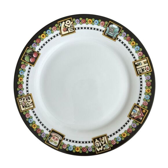 Love, Home, Family, Friends by MARY ENGELBREIT Dinner Plate - Picture 1 of 6